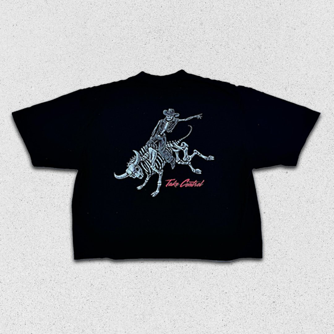 Classic Bull Rider Tee (BLACK)